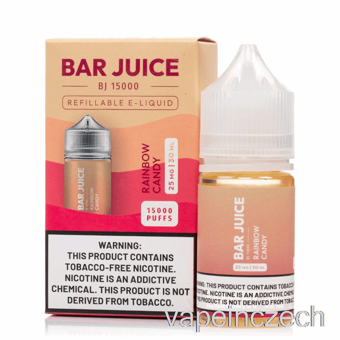 Duhový Bonbón - Tyčinkový Džus - 30 Ml 25mg Vape Per
